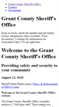 Mobile Screenshot of grantcountysherifforegon.com